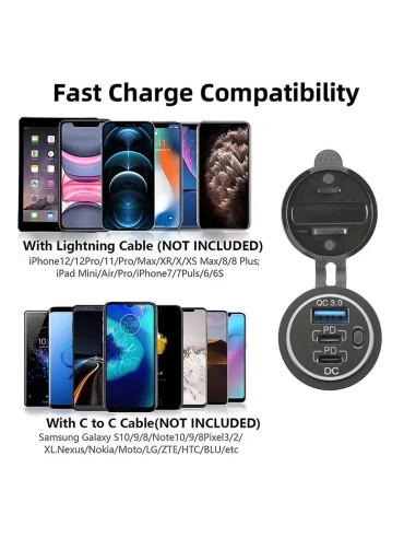 TOMA USB 3.0 + 2TIPO PD