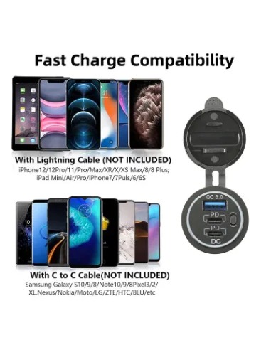 TOMA USB 3.0 + 2TIPO PD