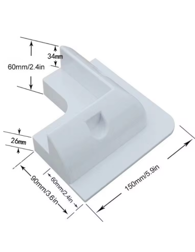 PACK 4 ESQUINA LATERAL PARA PANEL SOLAR