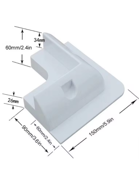 PACK 4 ESQUINA LATERAL PARA PANEL SOLAR