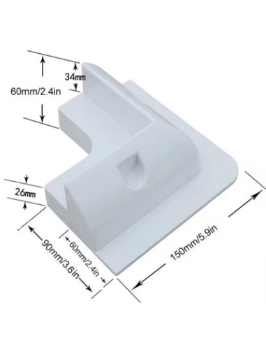 PACK 4 ESQUINA LATERAL PARA PANEL SOLAR