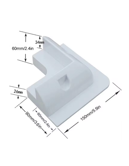 PACK 4 ESQUINA LATERAL PARA PANEL SOLAR