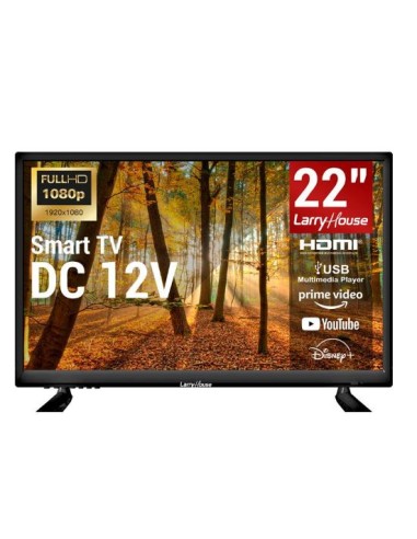 TELEVISOR 22 PULGADAS 12V FULL HD SMART TV LARRYHOUSE