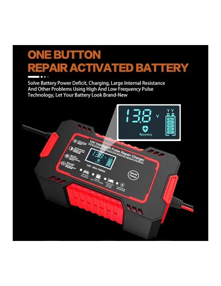 CARGADOR DE BATERIA 12VOLTIOS 6 AMPERIOS