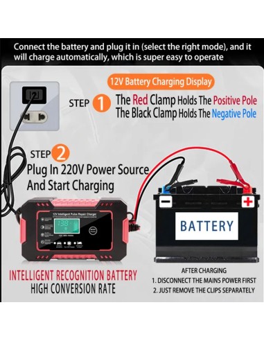 CARGADOR DE BATERIA 12VOLTIOS 6 AMPERIOS