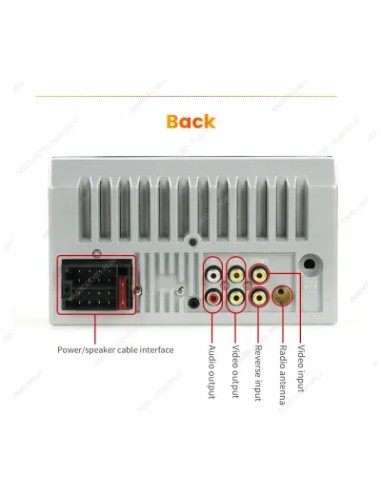 RADIO 2 DIN PANTALLA 7PULGADAS CON MANDO A DISTANCIA