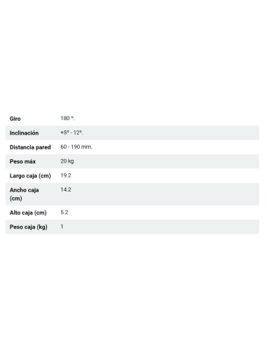 SOPORTE DE TELEVISION EXTENSIBLE 13-42 PULGADAS