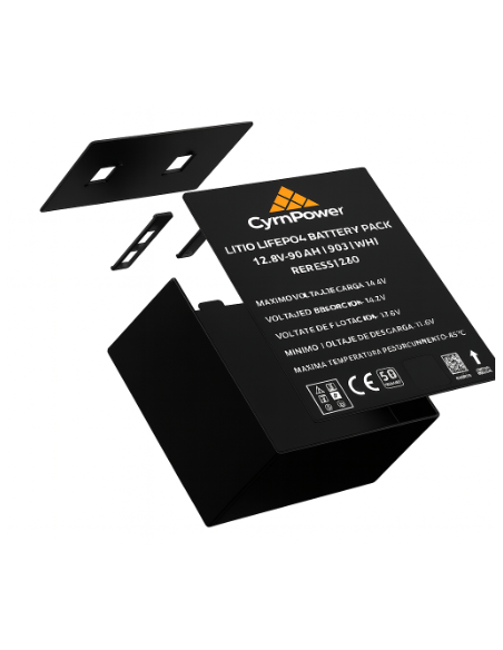 BATERIA DE LITIO PACK LIFEPO4 UNDERSEAT 12.8V 230AH 2944WH CYMPOWER
