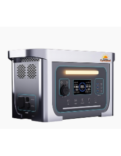 GENERADOR SOLAR PORTATIL LITIO DC 25.6V 1331WH 1000W AC