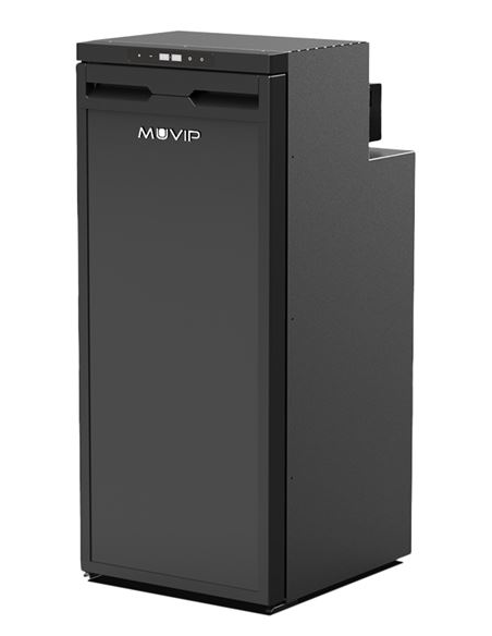 NEVERA FIJA CON COMPRESOR 12V 91 LITROS DOBLE ZONA 80W MUVIP