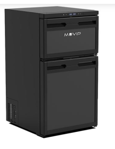 NEVERA FIJA CON COMPRESOR 12V DOBLE ZONA 78 LITROS 80W MUVIP