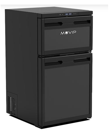 NEVERA FIJA CON COMPRESOR 12V DOBLE ZONA 78 LITROS 80W MUVIP