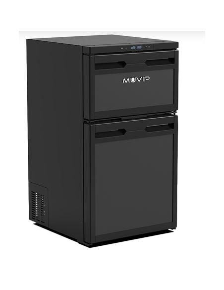 NEVERA FIJA CON COMPRESOR 12V DOBLE ZONA 78 LITROS 80W MUVIP