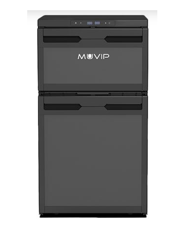 NEVERA FIJA CON COMPRESOR 12V DOBLE ZONA 78 LITROS 80W MUVIP