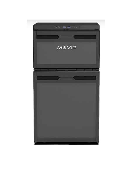 NEVERA FIJA CON COMPRESOR 12V DOBLE ZONA 78 LITROS 80W MUVIP