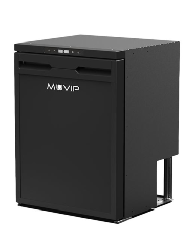 NEVERA FIJA CON COMPRESOR 12V 58 LITROS DOBLE ZONA 60W MUVIP