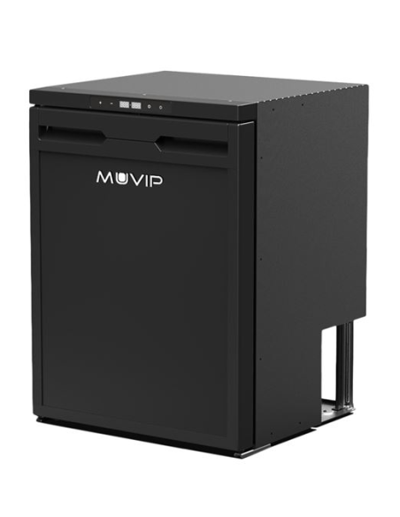 NEVERA FIJA CON COMPRESOR 12V 58 LITROS DOBLE ZONA 60W MUVIP