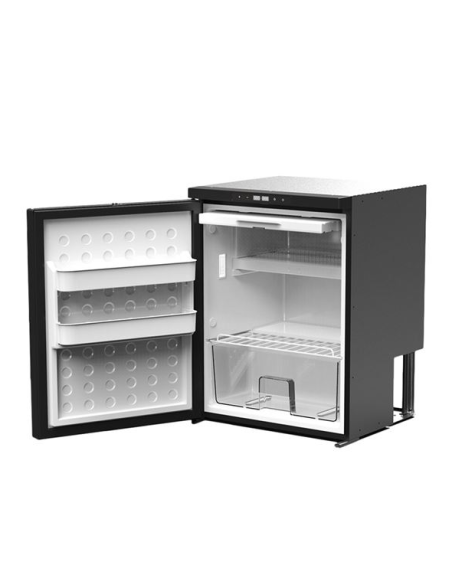 NEVERA FIJA CON COMPRESOR 12V 58 LITROS DOBLE ZONA 60W MUVIP