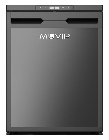 NEVERA FIJA CON COMPRESOR 12V 58 LITROS DOBLE ZONA 60W MUVIP