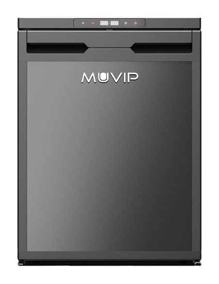 NEVERA FIJA CON COMPRESOR 12V 58 LITROS DOBLE ZONA 60W MUVIP