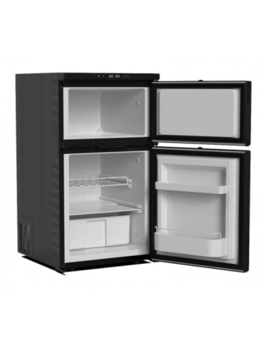 NEVERA FIJA CON COMPRESOR 12V DOBLE ZONA 78 LITROS 80W MUVIP