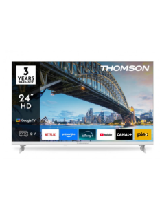 TELEVISOR BLANCO LED HD 24" | WIFI | BLUETOOTH | SMART TV | 12V THOMSON