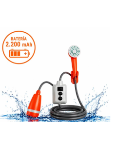 DUCHA PORTÁTIL RECARGABLE CON BOMBA SUMERGIBLE USB