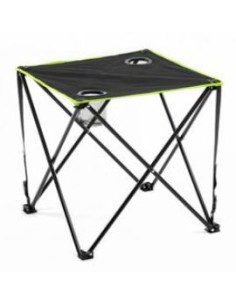 MESA DE CAMPING PLEGABLE TEXTIL CON FUNDA