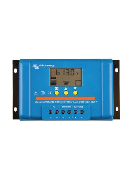 REGULADOR BLUESOLAR PWM-LCD&USB 12/24V-20A