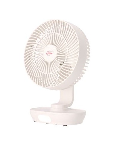 VENTILADOR PORTÁTIL DE BATERÍA OSCILANTE LARRYHOUSE 8"