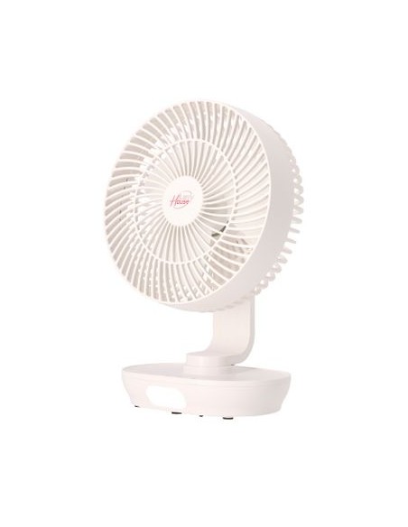 VENTILADOR PORTÁTIL DE BATERÍA OSCILANTE LARRYHOUSE 8"