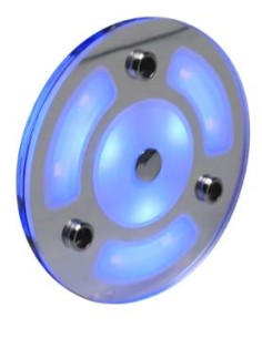 LUZ LED DE TECHO 12/24V AZUL Y BLANCO CÁLIDO 2