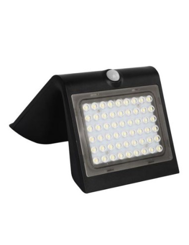 APLIQUE LED SOLAR 4W 500LM DOBLE ILUMINACIÓN NEGRO ELBAT