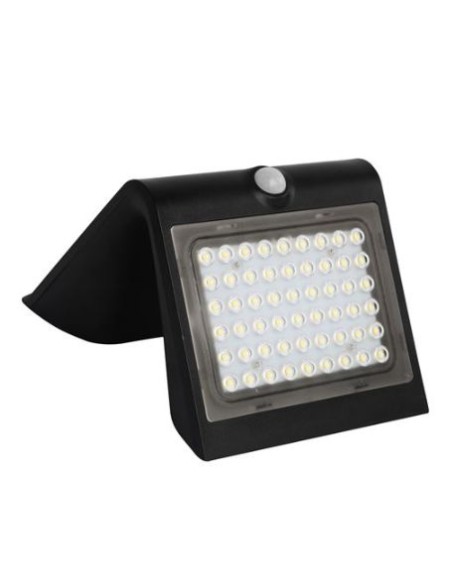 APLIQUE LED SOLAR 4W 500LM DOBLE ILUMINACIÓN NEGRO ELBAT