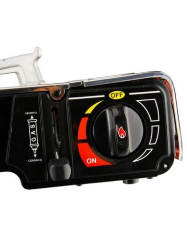 COCINA DE GAS PORTATIL DOBLE BOMBONA ACERO + PLANCHA + MALETIN MUVIP