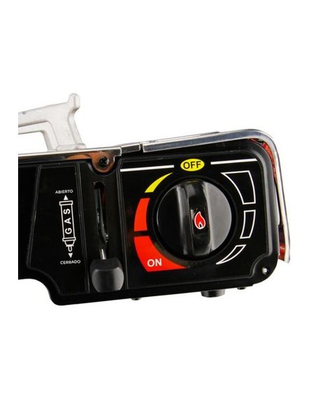 COCINA DE GAS PORTATIL DOBLE BOMBONA ACERO + PLANCHA + MALETIN MUVIP