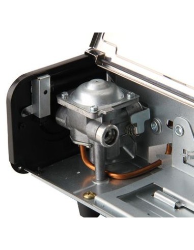 COCINA DE GAS PORTATIL DOBLE BOMBONA ACERO + PLANCHA + MALETIN MUVIP