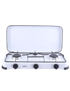 COCINA DE GAS 3 FUEGOS BLANCA MUVIP