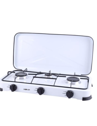 COCINA DE GAS 3 FUEGOS BLANCA MUVIP