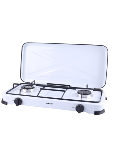 COCINA DE GAS 2 FUEGOS BLANCA MUVIP